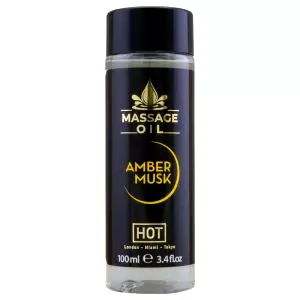 Masážny olej na starostlivosť o pokožku - jantárové pižmo (100 ml)