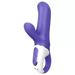 Magic Bunny - vodotesný vibrátor s klitorisom (modrý)