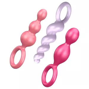 Booty Call - análny plug set - farebný (3 diely)