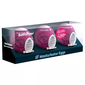 Vajíčko Bubble - masturbátor (3ks)