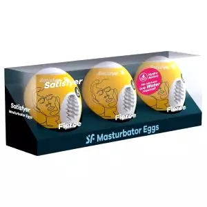 Egg Fierce - sada masturbačných vajíčok (3 ks)