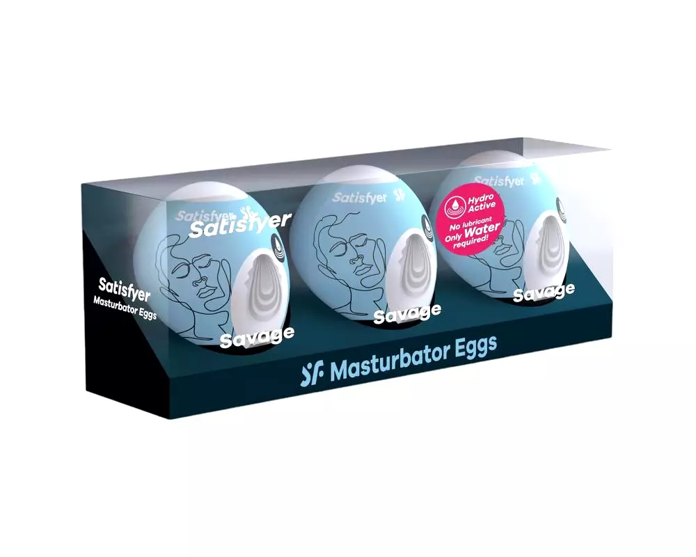 Egg Savage - sada masturbačných vajíčok (3 ks) Egg Savage - sada masturbačných vajíčok (3 ks)