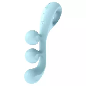 Tri Ball 2 - multifunkčný vibrátor (mätová farba)