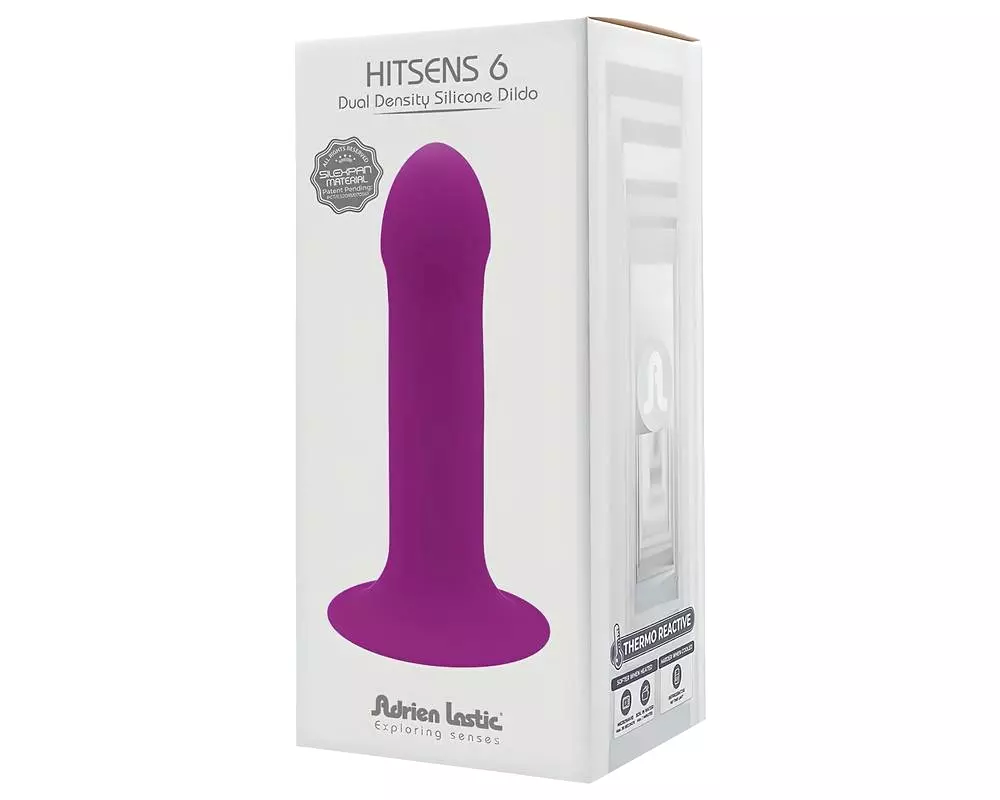 Hitsens 6 - Termo reagujúce dildo (fialové) Hitsens 6 - Termo reagujúce dildo (fialové)