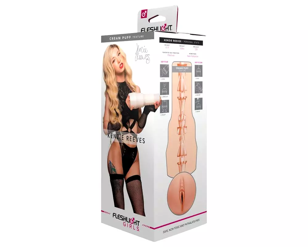 Kenzie Reeves Creampuff - prirodzená umelá vagína Kenzie Reeves Creampuff - prirodzená umelá vagína