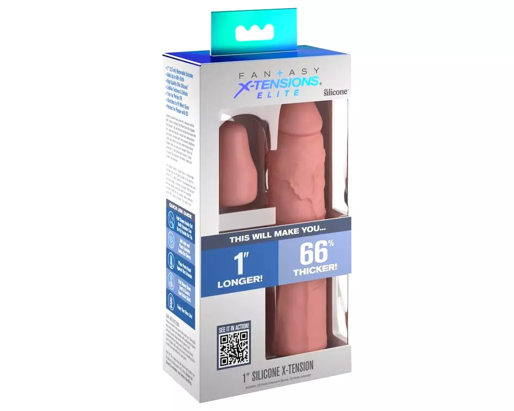 X-TENSION Elite 1 - nastaviteľný návlek na penis (prírodný) X-TENSION Elite 1 - nastaviteľný návlek na penis (prírodný)
