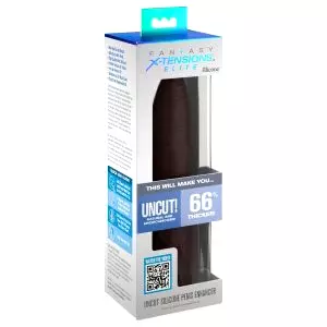 X-TENSION Elite – nastaviteľný návlek na penis (hnedý)