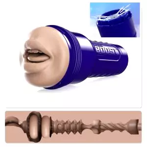 Boost Blow - realistický ústny masturbátor (prírodný)