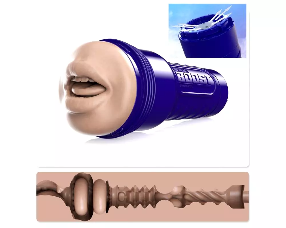 Boost Blow - realistický ústny masturbátor (prírodný) Boost Blow - realistický ústny masturbátor (prírodný)