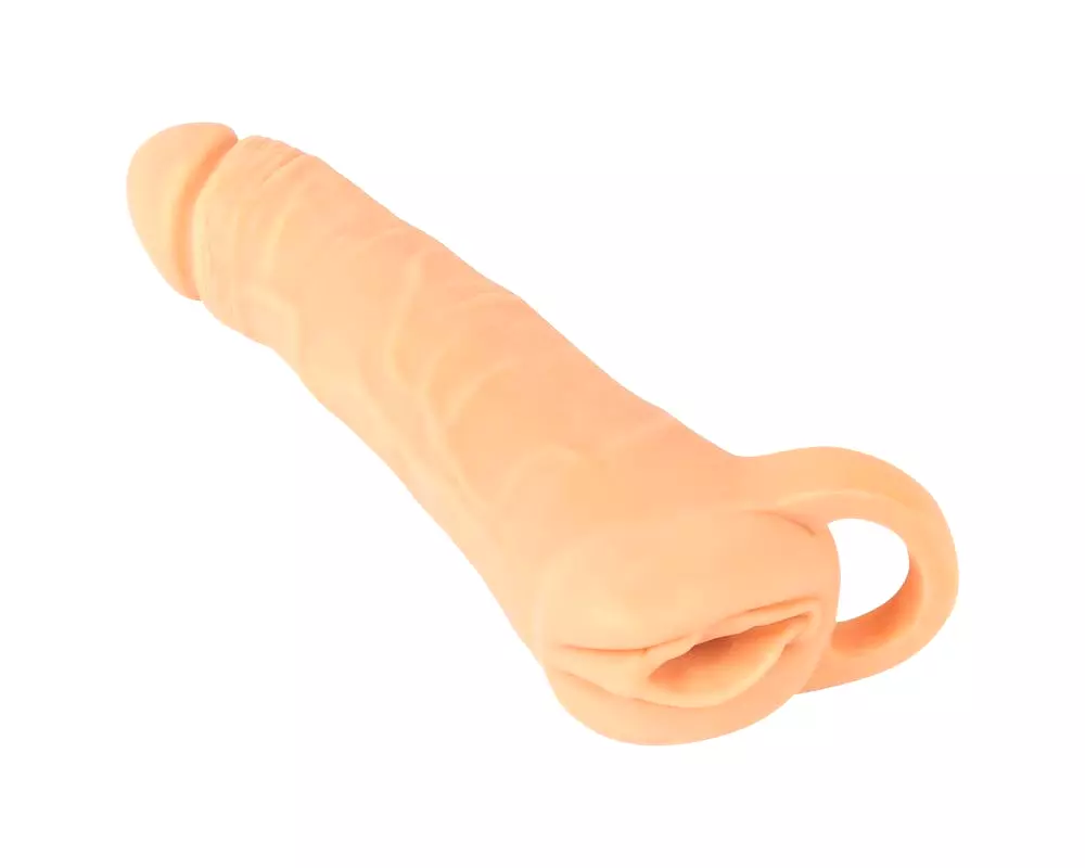 2v1 umelá vagína a návlek na penis - 23cm (prírodná) 2v1 umelá vagína a návlek na penis - 23cm (prírodná)