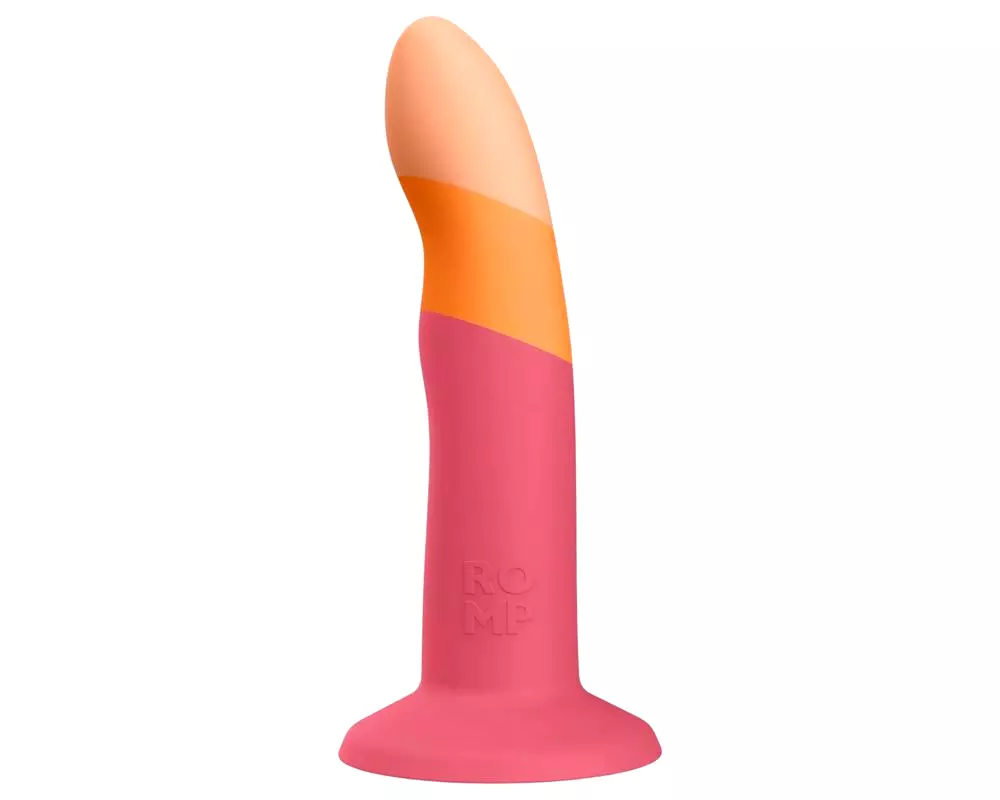 Dizi - pružný silikónový dildo (ružovo-oranžový) Dizi - pružný silikónový dildo (ružovo-oranžový)