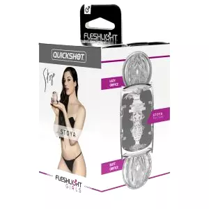 Quickshot Stoya - cestovný masturbátor (priehľadný)