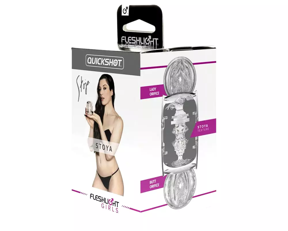 Quickshot Stoya - cestovný masturbátor (priehľadný) Quickshot Stoya - cestovný masturbátor (priehľadný)