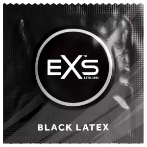Black - latexový kondóm - čierny (12 ks)