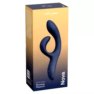 Nova 2 - akumulátorový smart vibrátor s ramenom na klitoris (modrý)
