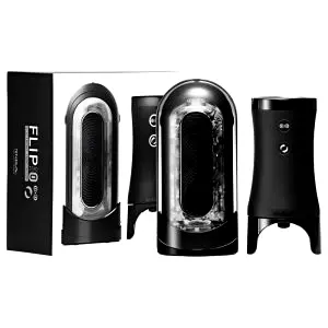 Flip 0 Electronic - automatický masturbátor (čierny)