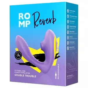 Reverb - vzdušná 2v1 G-bod vibrátor (fialový)