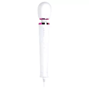 Petite Plug-In - sieťový masážny vibrátor (biely)