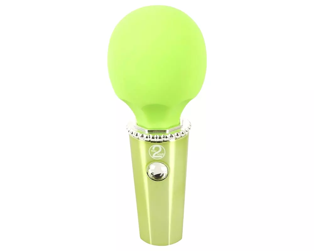 Mini Wand - akumulátorový masážny vibrátor (zelený) Mini Wand - akumulátorový masážny vibrátor (zelený)