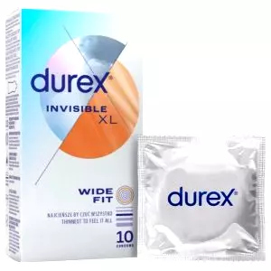 Invisible XL - extra veľké kondómy (10 ks)