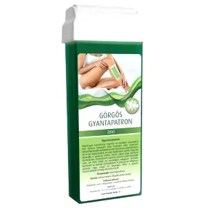 Valčeková depilačná kazeta - široká hlavica (100ml) - zelená