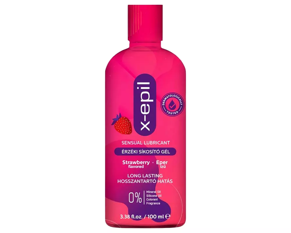 Senzačný lubrikant s príchuťou jahody (100ml) Senzačný lubrikant s príchuťou jahody (100ml)