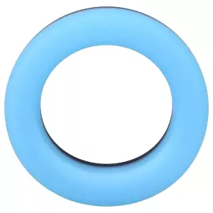 The Big O - svietiaci krúžok na penis (modrý)
