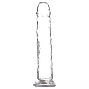 Crystal prísavkový dildo (priehľadný) - 20 cm