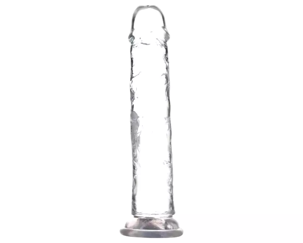 Crystal prísavkový dildo (priehľadný) - 20 cm Crystal prísavkový dildo (priehľadný) - 20 cm