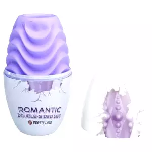 Romantické vajíčko  masturbátor - 1 ks (fialová)