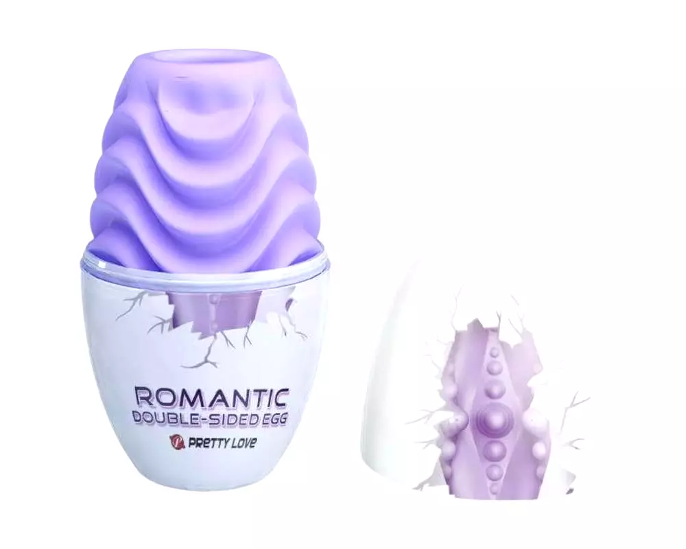 Romantické vajíčko masturbátor - 1 ks (fialová) Romantické vajíčko masturbátor - 1 ks (fialová)