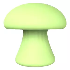 Magic Mushroom - dobíjateľný masážny prístroj na tvár (zelený)