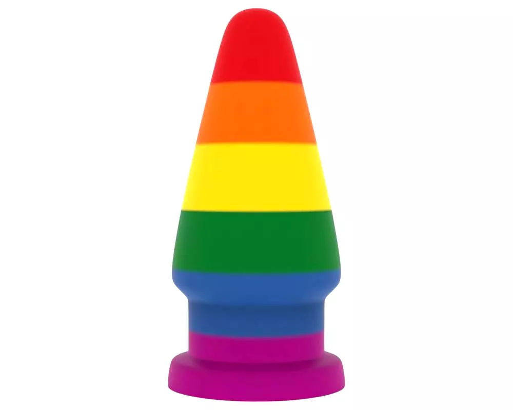 Prider - análny expandér - 15cm (dúha) Prider - análny expandér - 15cm (dúha)
