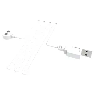 Magnetický USB nabíjací kábel (biely)