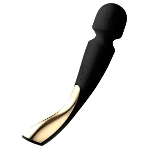 Smart Wand 2 - veľký - nabíjateľný masážny vibrátor (čierny)