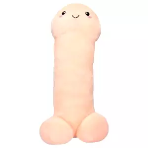 Objímacie penisové plyšáky - 30cm (naturálny)