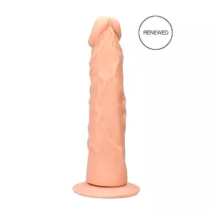 Dong 8 - realistický dildo (20 cm) - prírodná farba