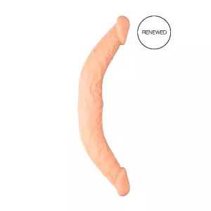 Double Dong 14 - dvojitý dildó (36 cm) - prírodný