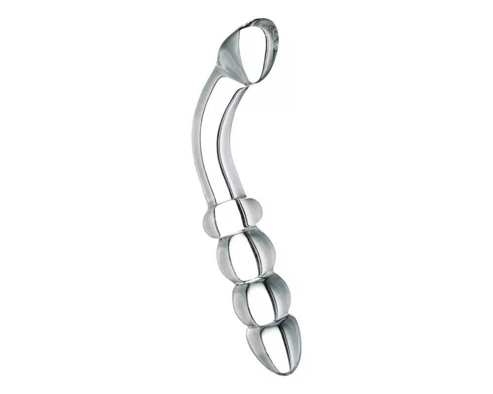 Prisms Hamsa - obojstranné G-bod sklenené dildo (priehľadné) Prisms Hamsa - obojstranné G-bod sklenené dildo (priehľadné)