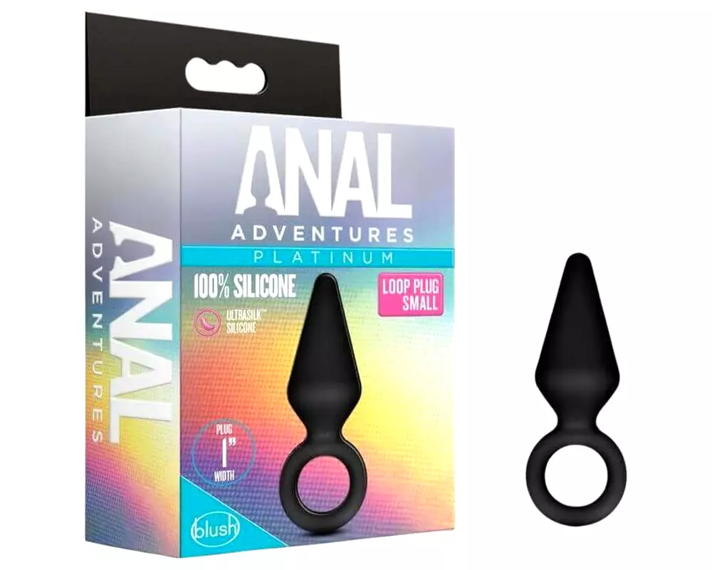 Platinový anál plug S - čierny Platinový anál plug S - čierny