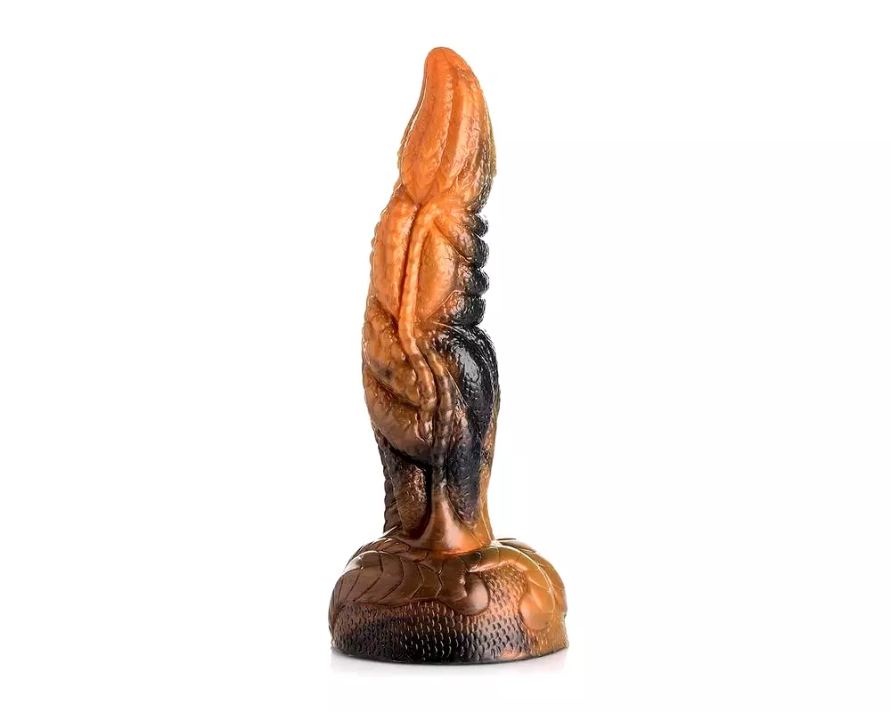 Ravager Creature - Textúrovaný silikónový dildo - 20 cm (oranžový) Ravager Creature - Textúrovaný silikónový dildo - 20 cm (oranžový)
