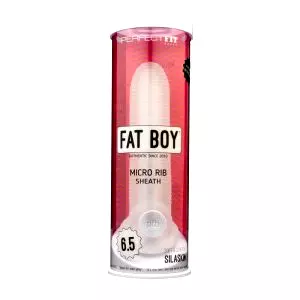 Fat Boy vrúbkovaná nadstavba (17 cm) - biela