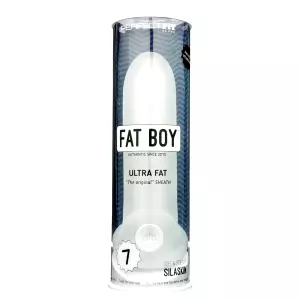 Fat Boy Original Ultra Fat - návlek na penis (19 cm) - biely