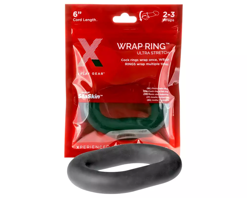 Ultra Wrap 6 - hrubý krúžok na penis - čierny (15 cm) Ultra Wrap 6 - hrubý krúžok na penis - čierny (15 cm)