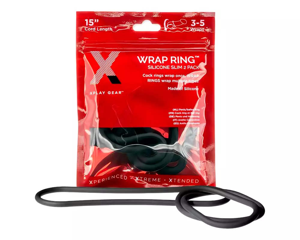 Perfektný Fit Slim Wrap 15 - tenký erekčný krúžok - čierny (38 cm) Perfektný Fit Slim Wrap 15 - tenký erekčný krúžok - čierny (38 cm)