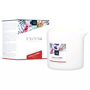 Masážna sviečka - vanilka-jantár (60g)
