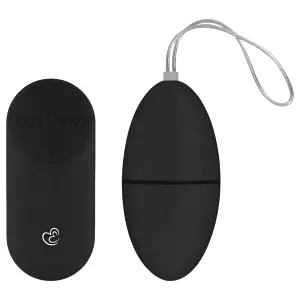 7-rytmové vibračné vajíčko s rádiovým ovládaním (čierne)
