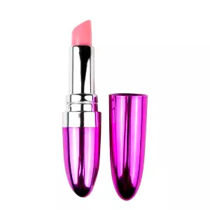 Lipstick - vodotesný vibrátor v tvare rúžu (ružová)