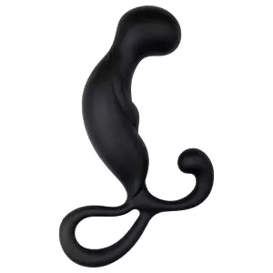 Masáž prostaty - čierny dildo
