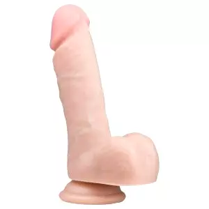 Prísavný dildo s varlatami (17